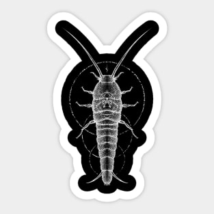 Silverfish Schematic Invert Sticker